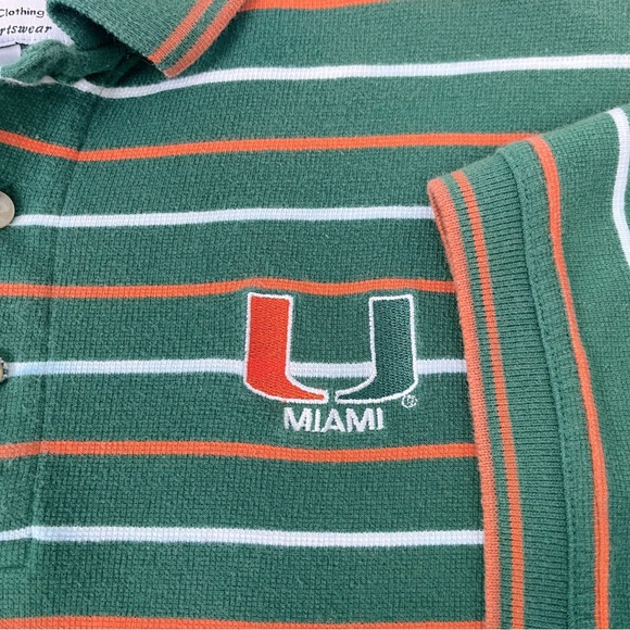 Bocca Classics Miami Hurricanes Polo Size XL; College Football, Sports, The U - Picture 6 of 10